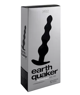 Vedo Earth Quaker Anal Vibe - Just Black