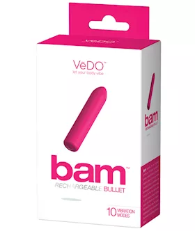 Vedo Bam Rechargeable Bullet - Foxy Pink