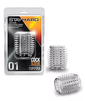 Blush Stay Hard Cock Sleeve 01 - Clear