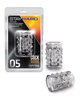 Blush Stay Hard Cock Sleeve 05 - Clear