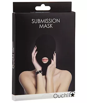 Shots Ouch Submission Mask - Black