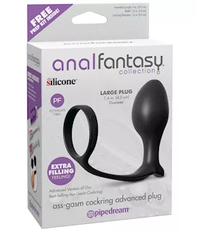 Anal Fantasy Collection Ass Gasm Advanced Plug W/cockring