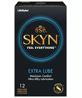 Lifestyles Skyn Extra Lubricated Condoms - Box Of 12
