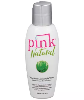Pink Natural Water Based Lubricant For Women - 2.8 Oz
