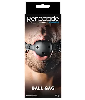 Renegade Bondage Ball Gag - Black