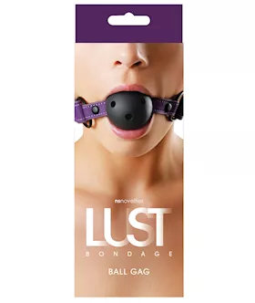 Lust Bondage Ball Gag - Purple