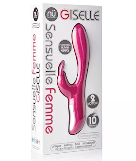 Nu Sensuelle Giselle Rechargeable Rabbit - Magenta