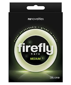 Firefly Halo Medium Cockring - Clear