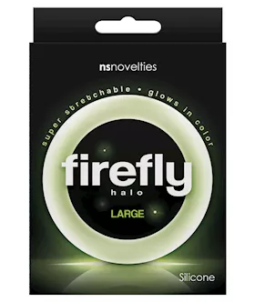 Firefly Halo Large Cockring - Clear