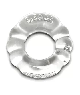 Oxballs Atomic Jock 6-pack Shaped Cockring - Clear