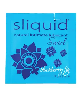 Sliquid Naturals Swirl Lubricant Pillow - .17 Oz Fig