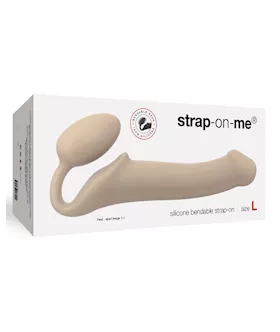 Strap On Me Silicone Bendable Strapless Strap On Large - Flesh