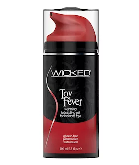 Wicked Sensual Care Toy Fever Water Based Warming Lubricant - 3.3 Oz