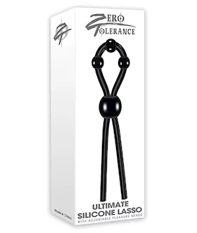 Zero Tolerance Ultimate Lasso Cock Ring - Black