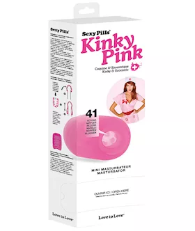 Love To Love Sexy Pills Mini Masturbator - Pink Box Of 6