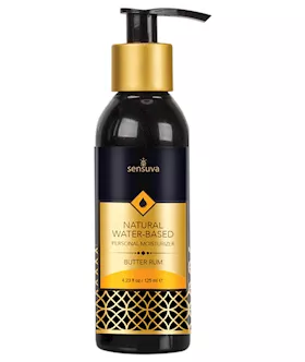 Sensuva Natural Water Based Personal Moisturizer - 4.23 Oz  Butter Rum
