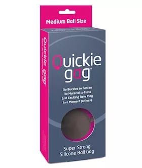 Quickie Ball Gag Medium - Black