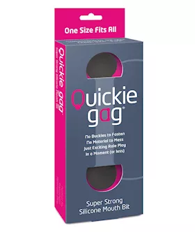 Quickie Bit Gag One Size - Black