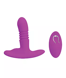 Pretty Love Heather Thrusting Butt Plug - Fuchsia
