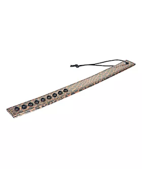 Spartacus Faux Leather Paddle - Gold