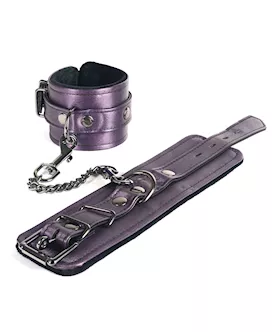 Spartacus Galaxy Legend Faux Leather Wrist Restraints - Purple