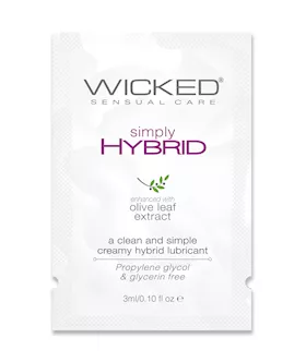 Wicked Sensual Care Simply Hybrid Lubricant - .1 Oz