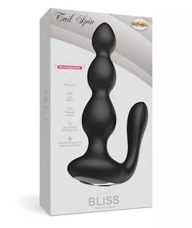 Bliss Tail Spin Anal Vibe - Black