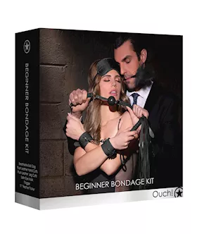 Shots Ouch Beginners Bondage Kit - Black