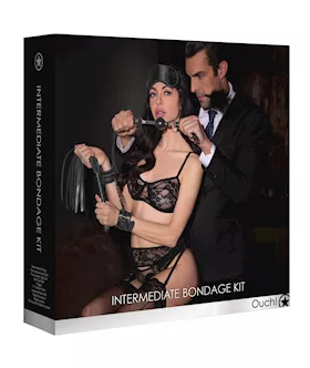 Shots Ouch Intermediate Bondage Kit - Black