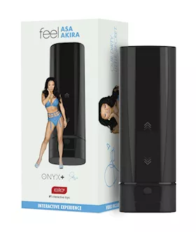 Kiiroo Onyx+ Interactive Masturbator Asa Akira Experience