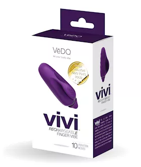 Vedo Vivi Rechargeable Finger Vibe - Deep Purple