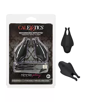 Nipple Play Rechargeable Nipplettes - Black