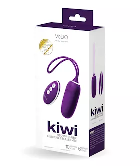 Vedo Kiwi Rechargeable Insertable Bullet - Deep Purple