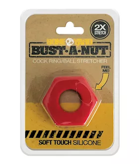 Boneyard Bust A Nut Cock Ring - Red
