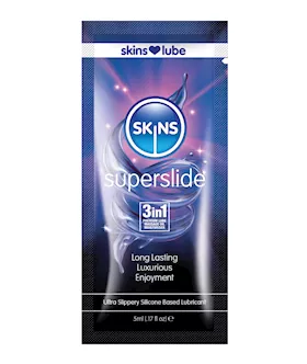 Skins Super Slide Silicone Based Lubricant - 5 Ml Foil