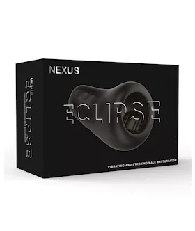 Nexus Eclipse Vibrating & Stroking Masturbator - Black