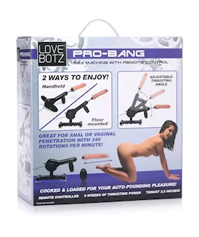 Lovebotz Pro-bang Sex Machine W/remote Control