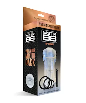 Mstr B8 Lip Service Vibrating Mouth Pack - Kit Of 5 Clear