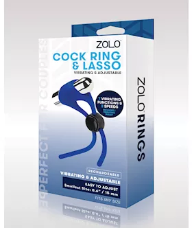 Zolo Cock Ring & Lasso - Blue