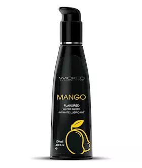 Wicked Sensual Care Water Based Lubricant - 4 Oz Mango