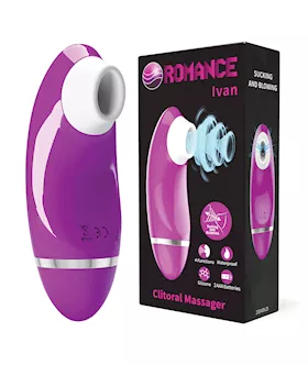 Pretty Love Romance Ivan Sucking Clitoral Massager - Fuchsia