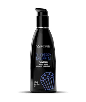 Wicked Sensual Care Water Based Lubricant - 2 Oz Blueberry Muffin