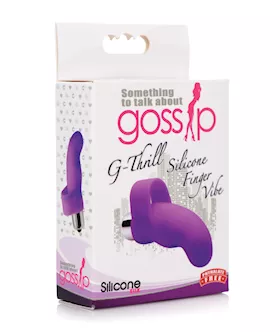 Curve Toys Gossip G-thrill G Spot Finger Vibe - Violet