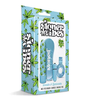 Stoner Vibes Kush & Smush Stash Kit - Blue