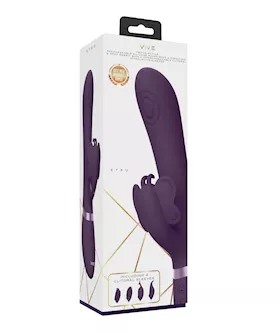 Shots Vive Etsu  Pulse G-spot Rabbit W/interchangeable Clitoral Attachments - Purple