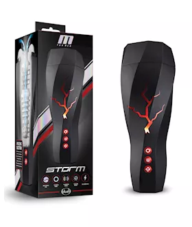 Blush M For Men Storm Suction Powered Stroker - Clear