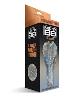 Mstr B8 In The Clear Mouth Stroker - Clear