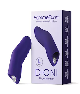Femme Funn Dioni Wearable Finger Vibe - Large Dark Purple