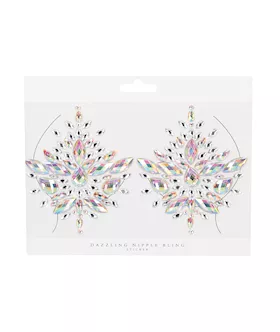 Shots Bliss Dazzling Nipple Bling  Sticker O/s