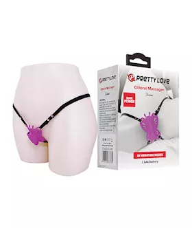 Pretty Love Sloane Battery Powered Clit Stim - Fuchsia